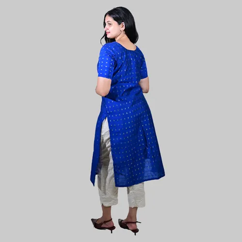 Rayal blue kurti set